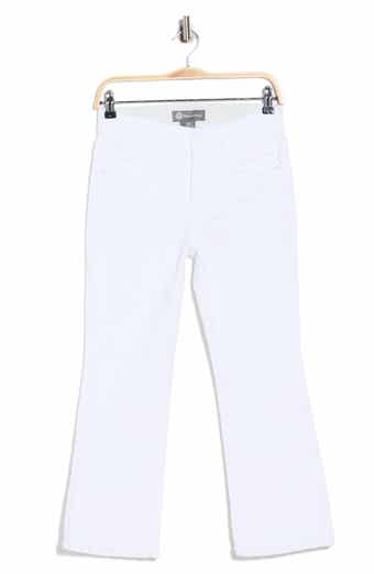 Democracy Scallop Hem Crop Flare Jeans