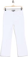 Democracy Scallop Hem Crop Flare Jeans