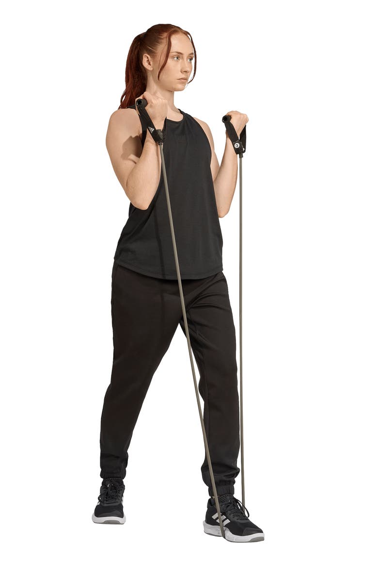 Yoga Essentials Cuffed Training Pants, Alternate, color, BLACK