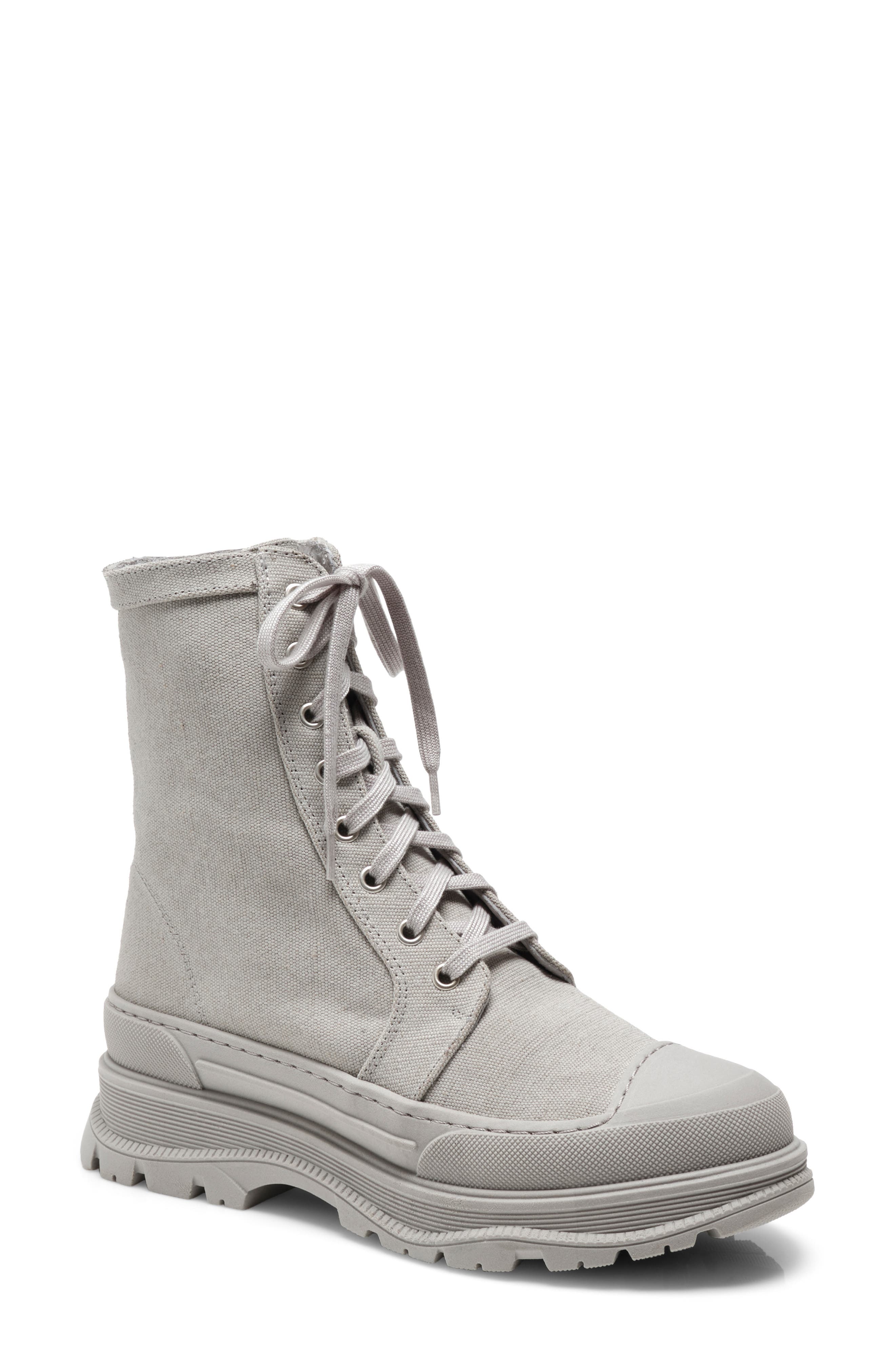 Free People Camp Out Canvas Combat Boot, Main, color, 