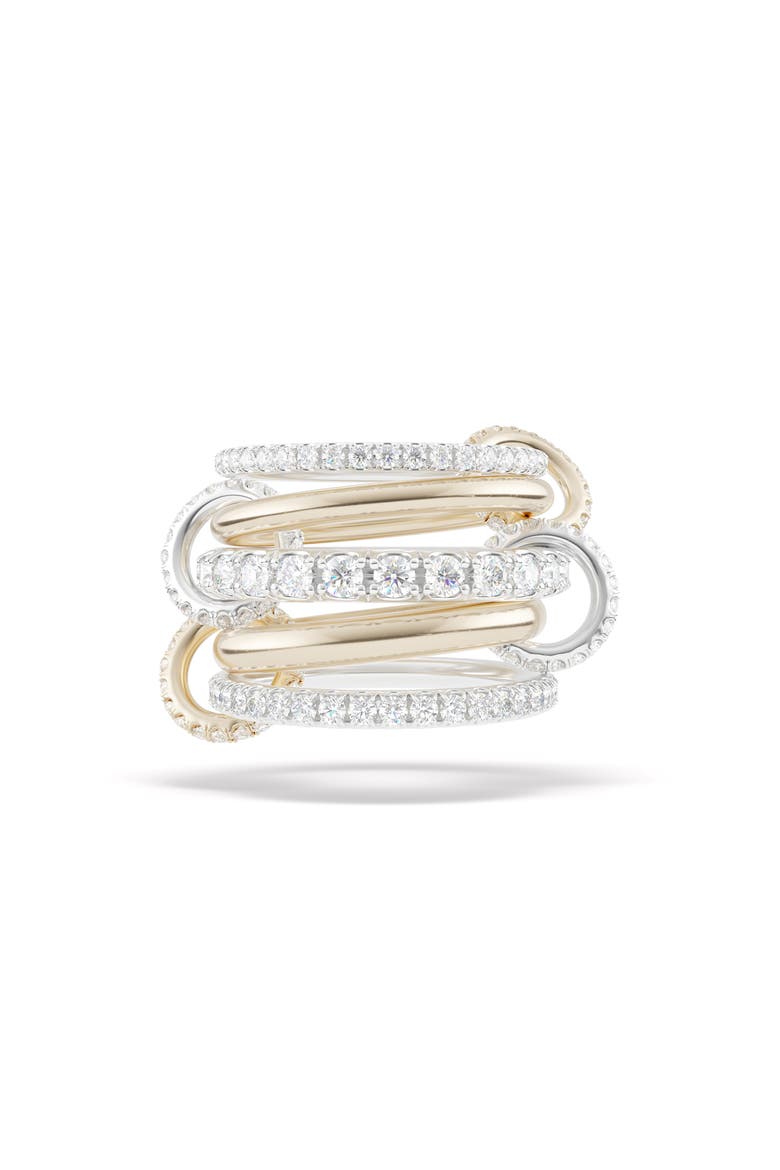 Alia Diamond Linked Ring, Main, color, 18K GOLD/ DIAMONDS