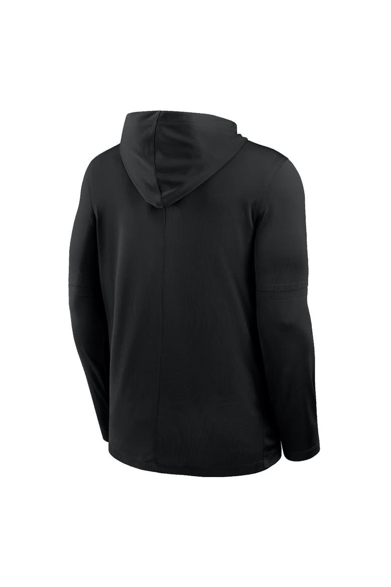 Men's Nike Black Team USA Lightweight Dri-FIT Long Sleeve Hoodie T-Shirt, Alternate, color, Black