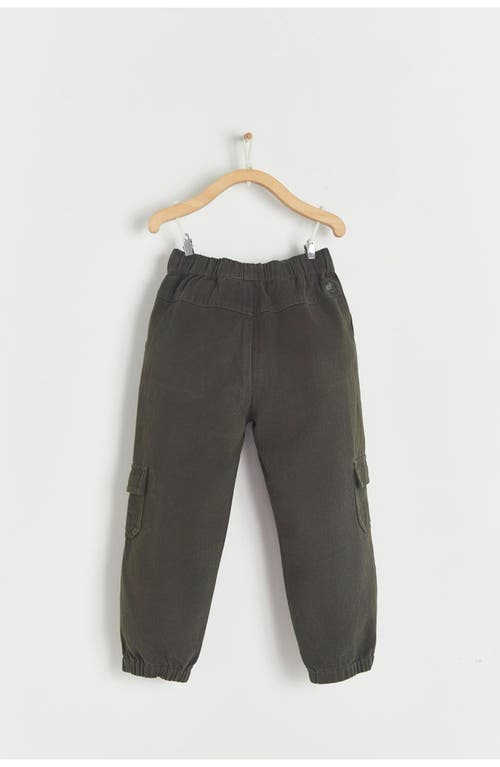 Babycottons Twill Cargo Pants In Green