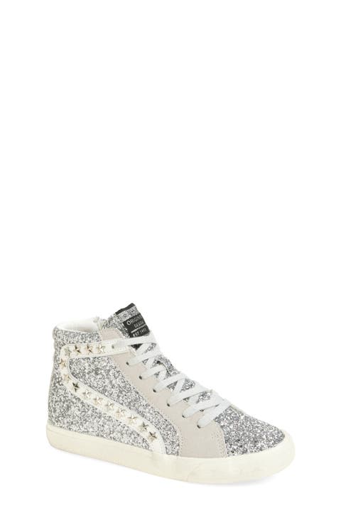 Kids' Nancy Glitter High Top Sneaker (Little Kid & Big Kid)