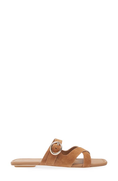 Stuart Weitzman Villa Suede Slide Sandals