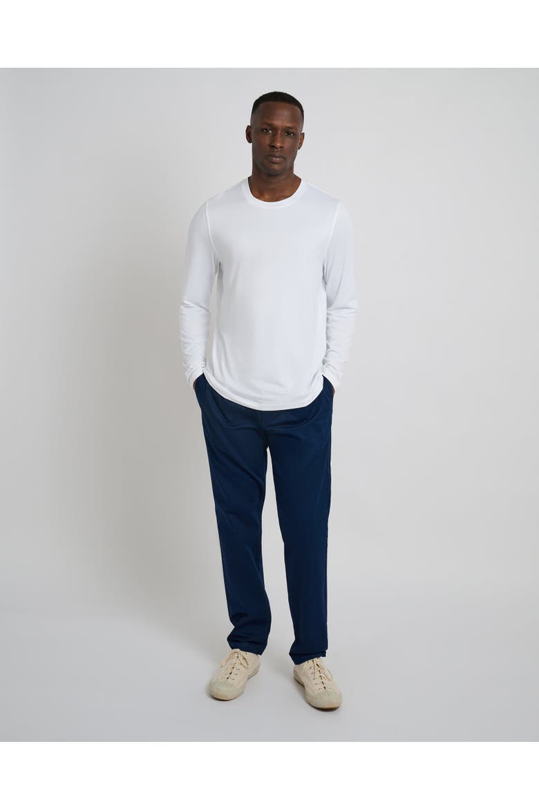 Men's Long Sleeve Sun Tee, Alternate, color, WHITE