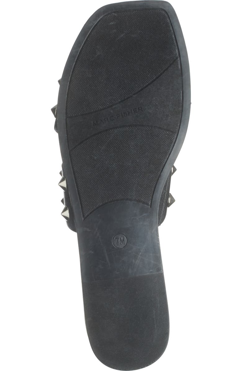 Marc Fisher Bolive Studded Flat Sandals, Alternate, color,
