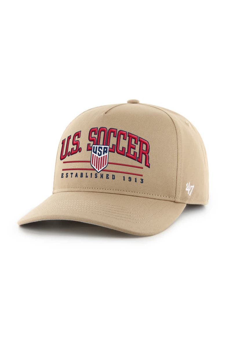 Men's '47  Khaki USMNT Roscoe Hitch Adjustable Hat, Main, color, Khaki