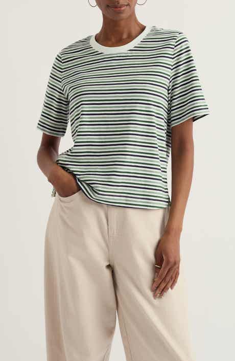 Copseland Stripe Organic Cotton T-Shirt