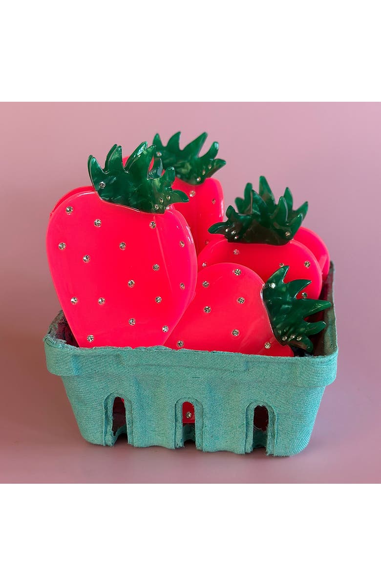 Centinelle Neon Strawberry Hair Claw, Alternate, color, 