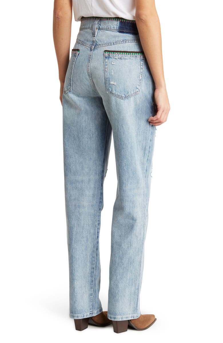 FRAME Baggy Low Rise Straight Leg Jeans, Alternate, color, 