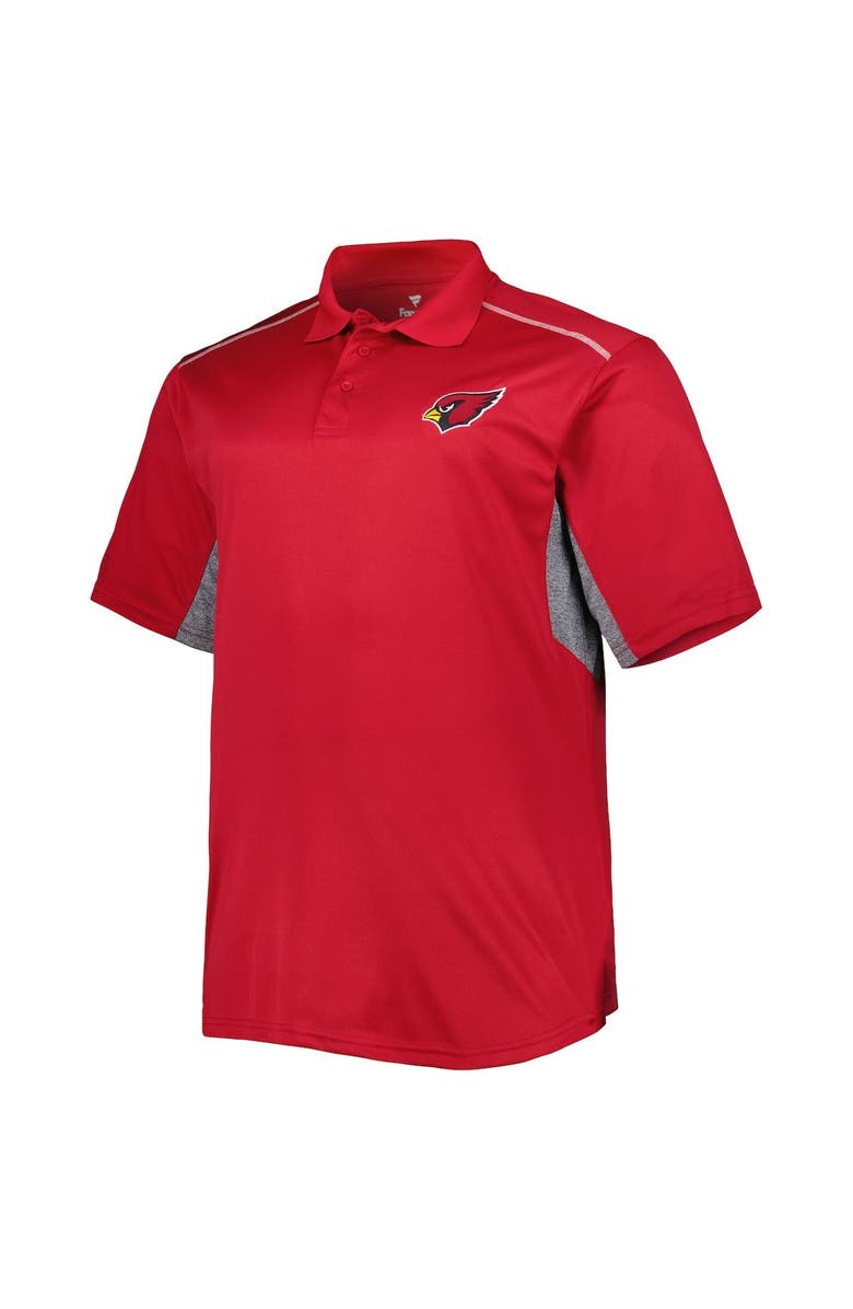 PROFILE Men's Cardinal Arizona Cardinals Big & Tall Team Color Polo, Alternate, color, Cardinal