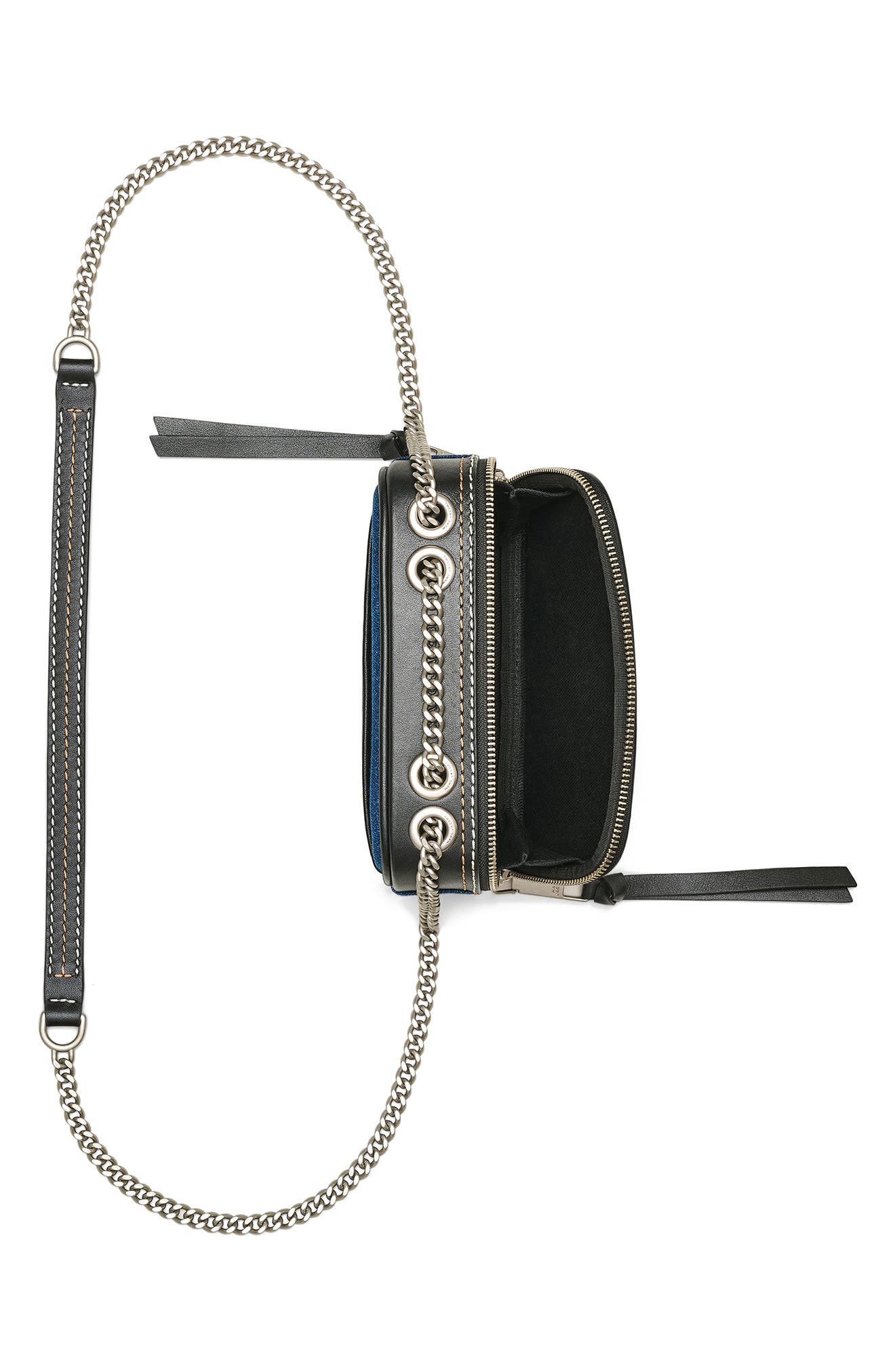 Marc Jacobs The Snapshot Denim Convertible Crossbody Bag, Alternate, color, 