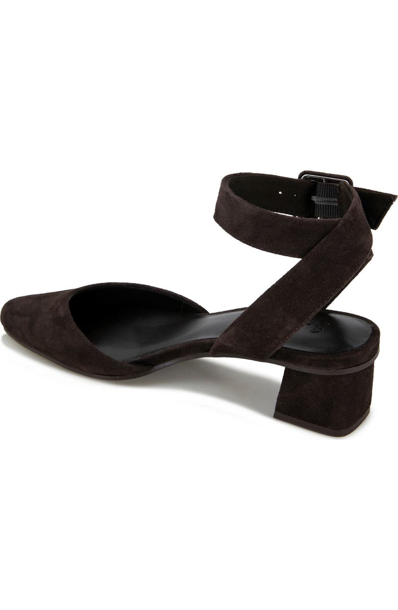 Splendid Lisetta Pointed Toe Ankle Wrap Pump, Alternate, color, Dark Chocolate