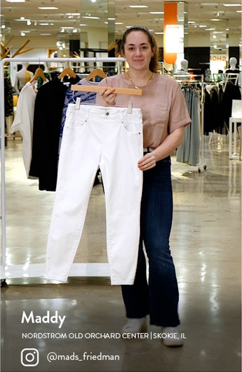 Gia Glider Pull-On High Waist Ankle Skinny Jeans, sales video thumbnail