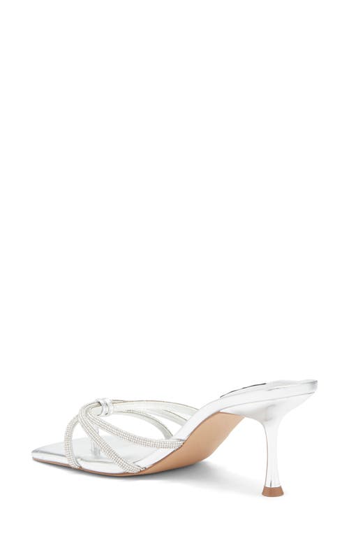 Steve Madden Jazzee Slide Sandal In Silver