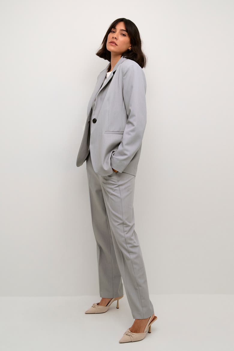KAsakura Single Breasted Blazer, Alternate, color, Grey Melange