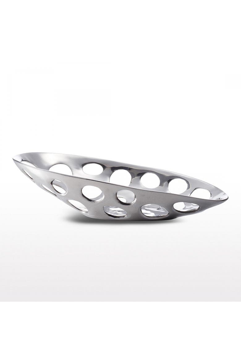 Passage Long Bowl, Main, color, Silver