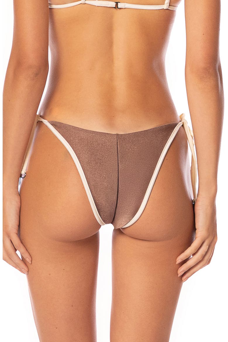 Mocha Pearl Dreamscape Reversible Side Tie Bikini Bottoms, Alternate, color, LIGHT PASTEL BROWN