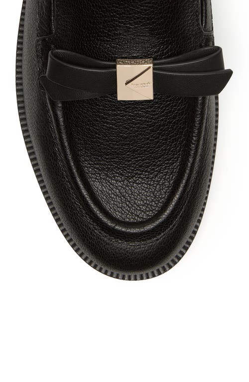 Kate Spade New York Deco Bow Loafer In Black
