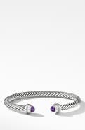 David Yurman Classic Cable Bracelet in Sterling Silver with Semiprecious Stones
Diamonds, 5mm