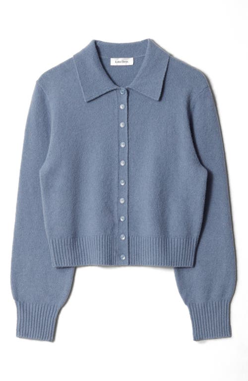 & Other Stories Collared Cardigan In Blue