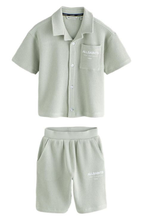 Kids' Underground Waffle Knit Shirt & Shorts Set