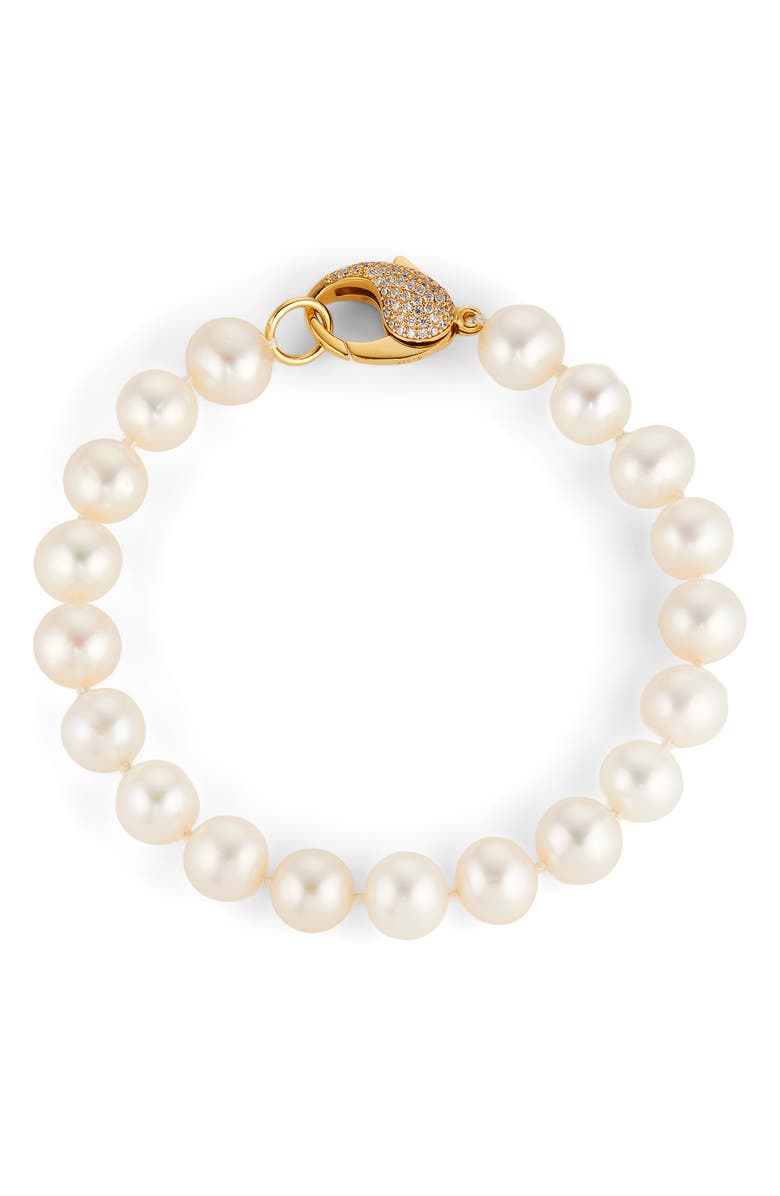 Nadri Freshwater Pearl Bracelet, Main, color, 