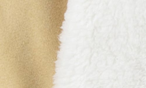 Hurley Plush Faux Fur Hooded Coverall In White