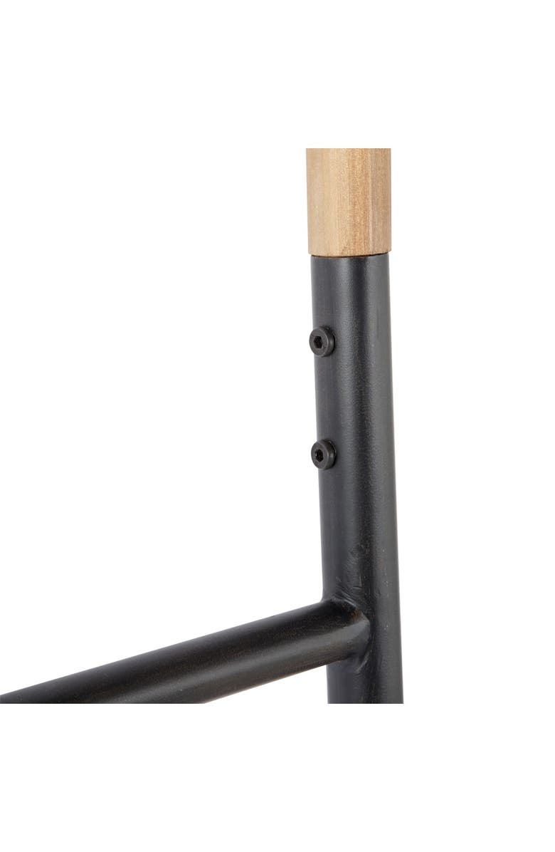 GINGER BIRCH STUDIO Brown Metal Industrial Ladder - Set of 2, Alternate, color, Brown