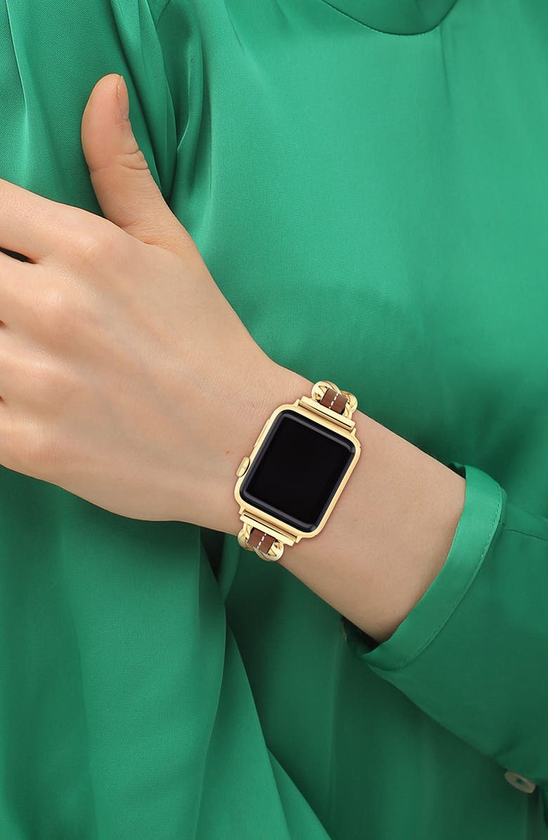 COACH Bracelet Apple Watch<sup>®</sup> Watchband, Alternate, color,