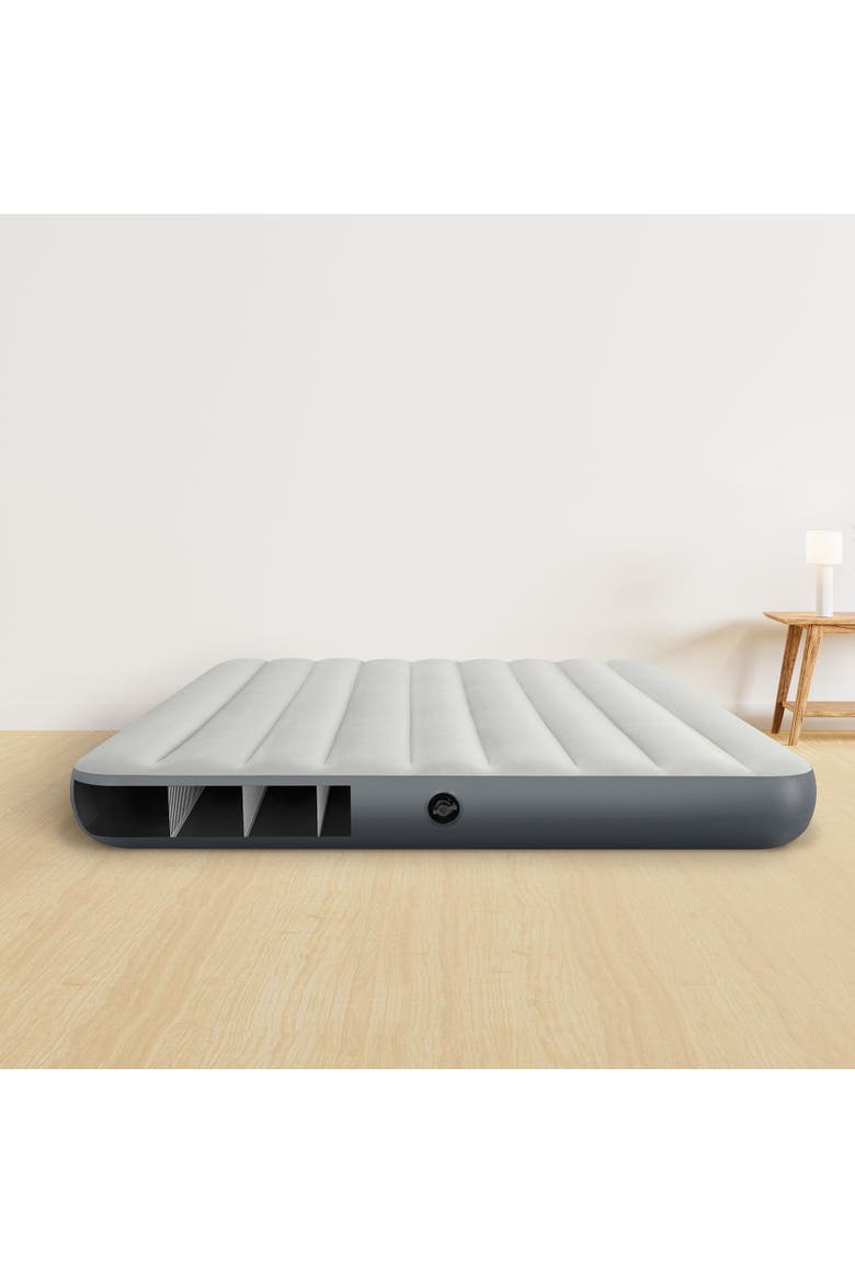 Intex Queen 10" Dura-Beam Fiber-Tech Air Mattress, Alternate, color, Gray