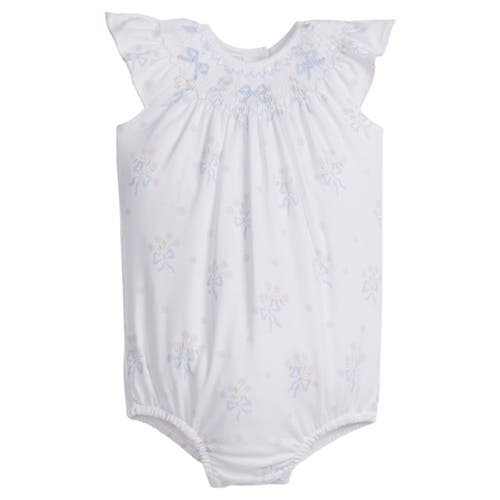 Little English Kids' Smocked Bishop Bubble In White