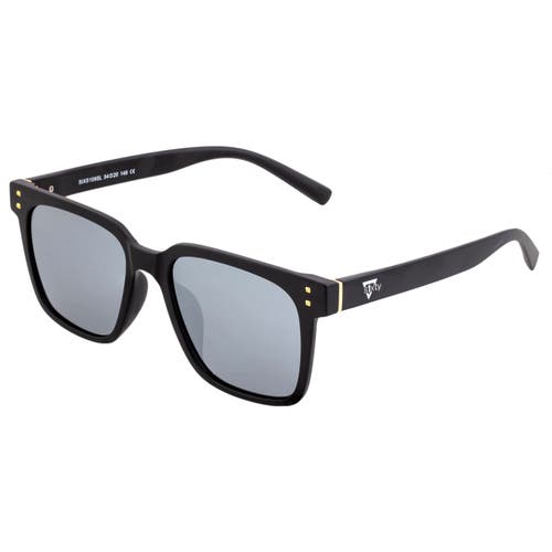 Sixty One Capri Polarized Sunglasses In Black/silver