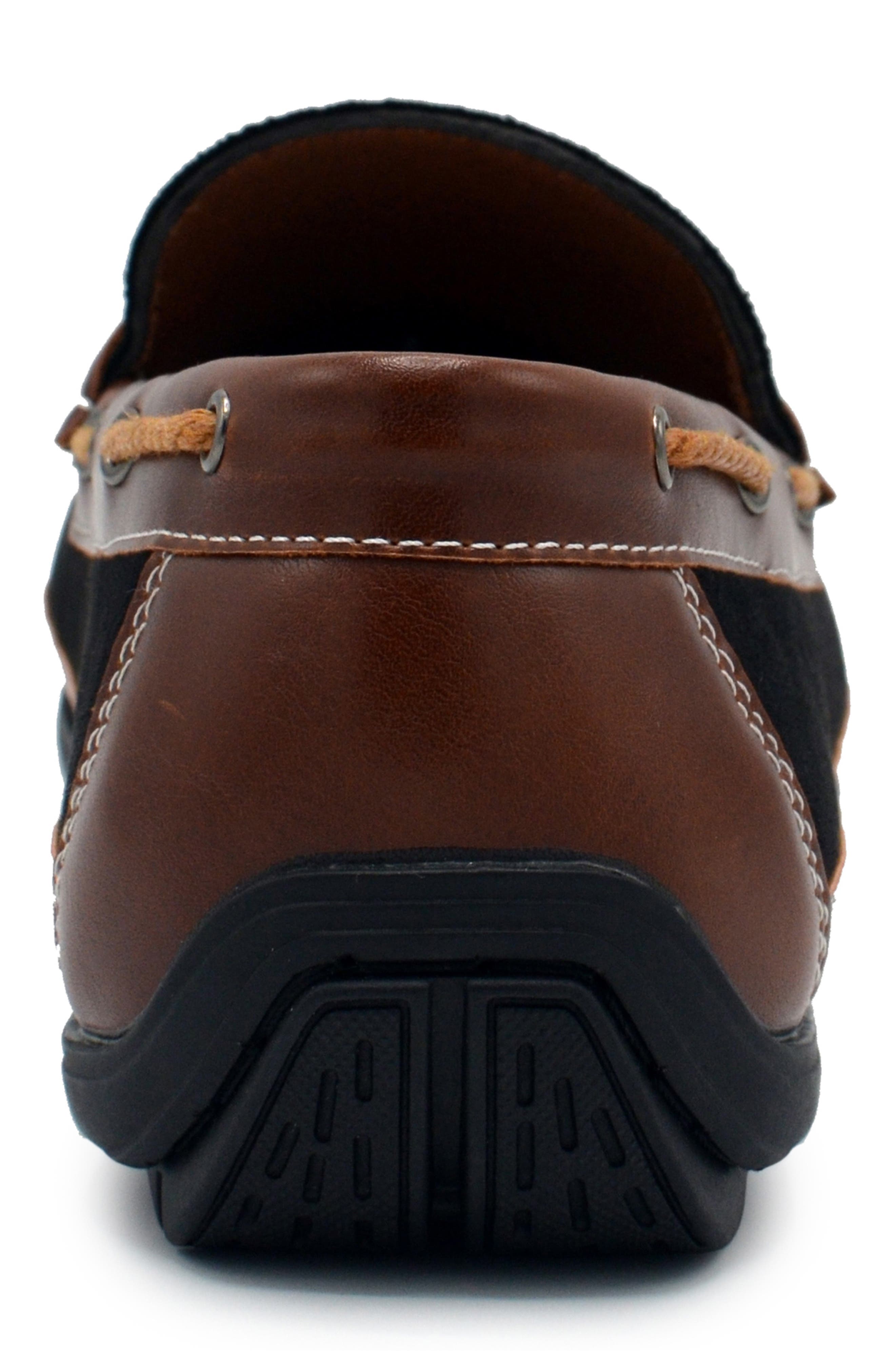 ASTON MARC Two-Tone Penny Loafer, Alternate, color, Black