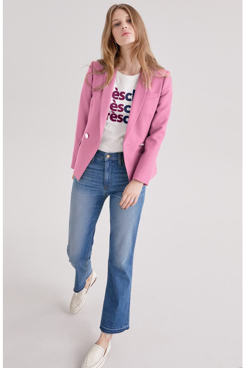 Très Chic Tee, Main, color, DEEP MOSS GROUND