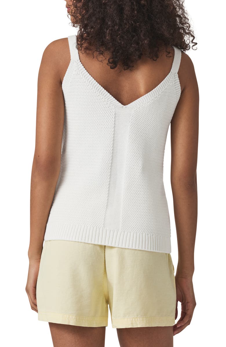 Splendid Banks V-Neck Sweater Tank, Alternate, color, White
