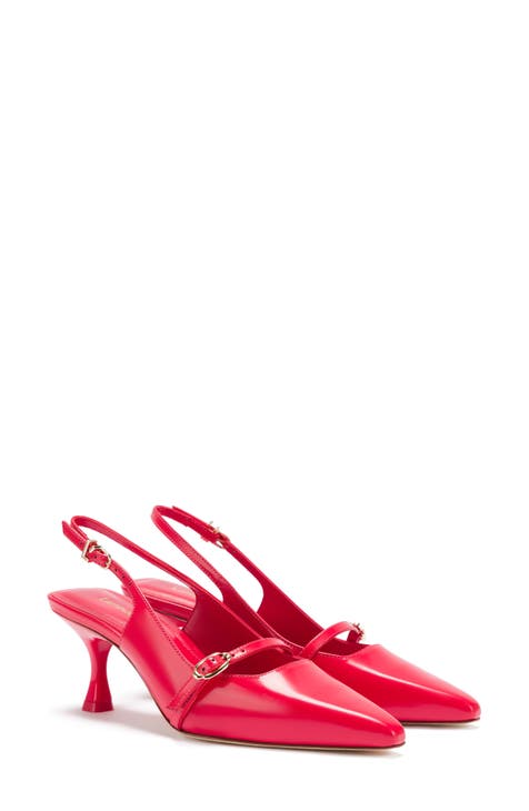 slingback red bottoms