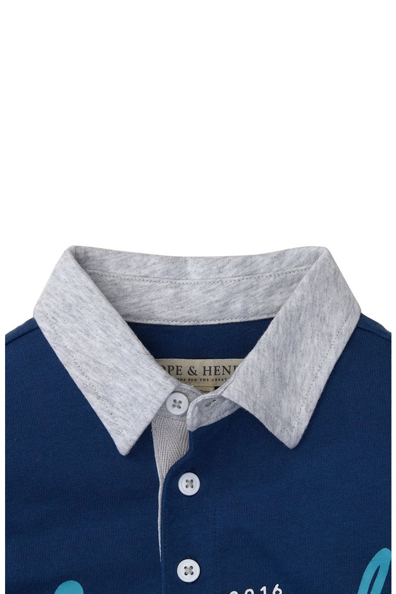 Boys' Graphic Polo, Kids, Alternate, color, Blue