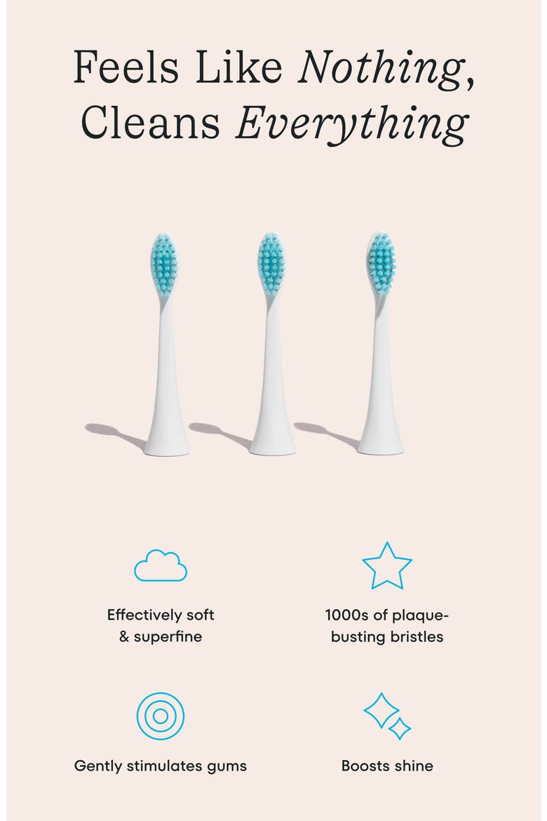 3-Pack Electric Brush Refills, Alternate, color, NONE