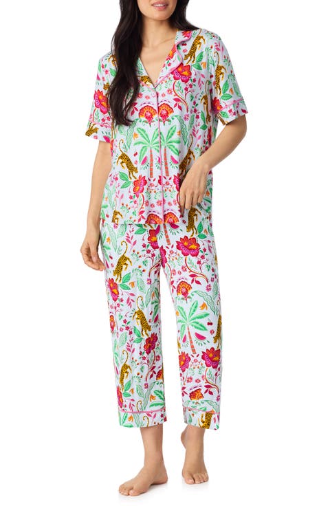 Print Crop Pajamas