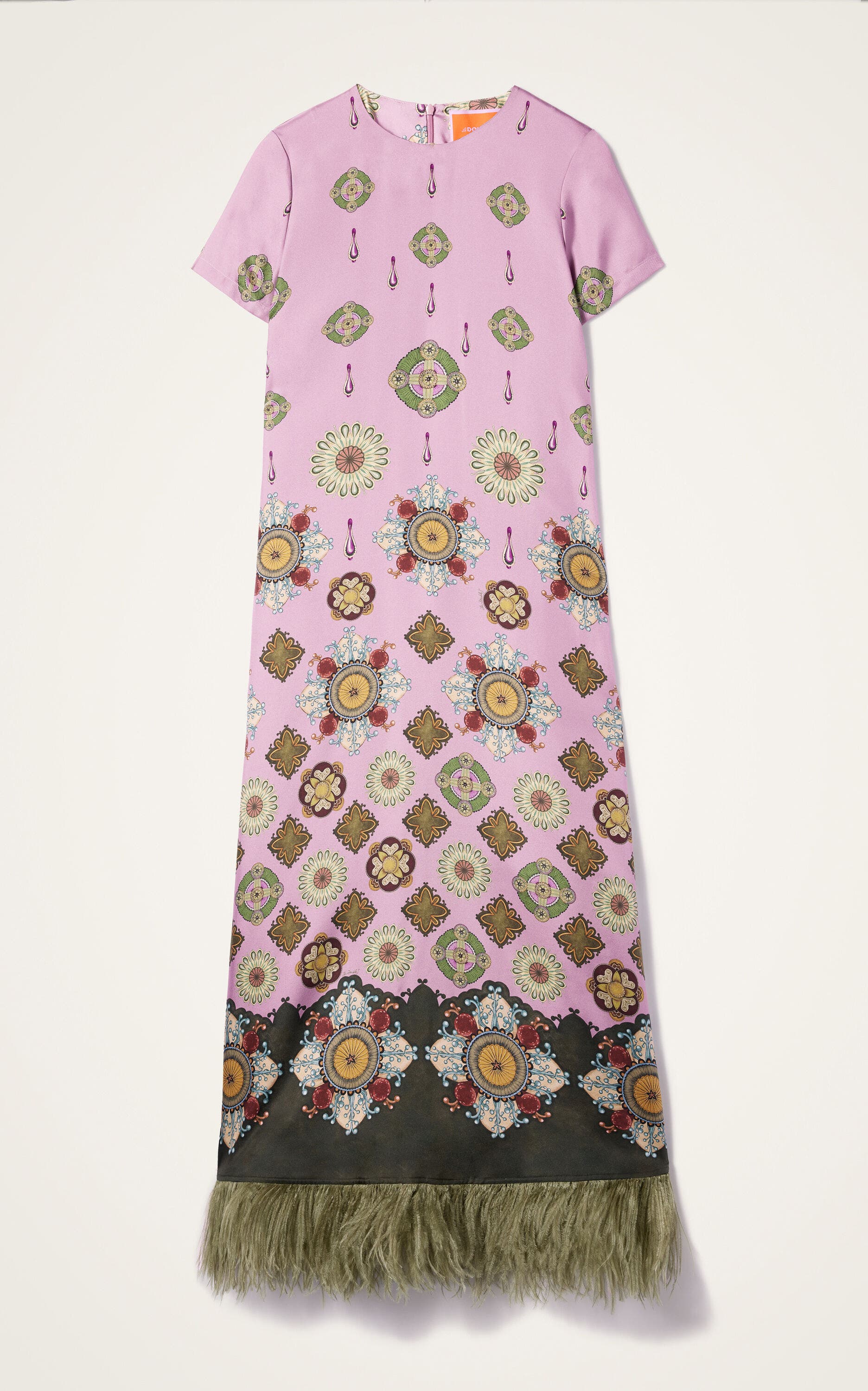 Swing Dress With Feathers - image 2