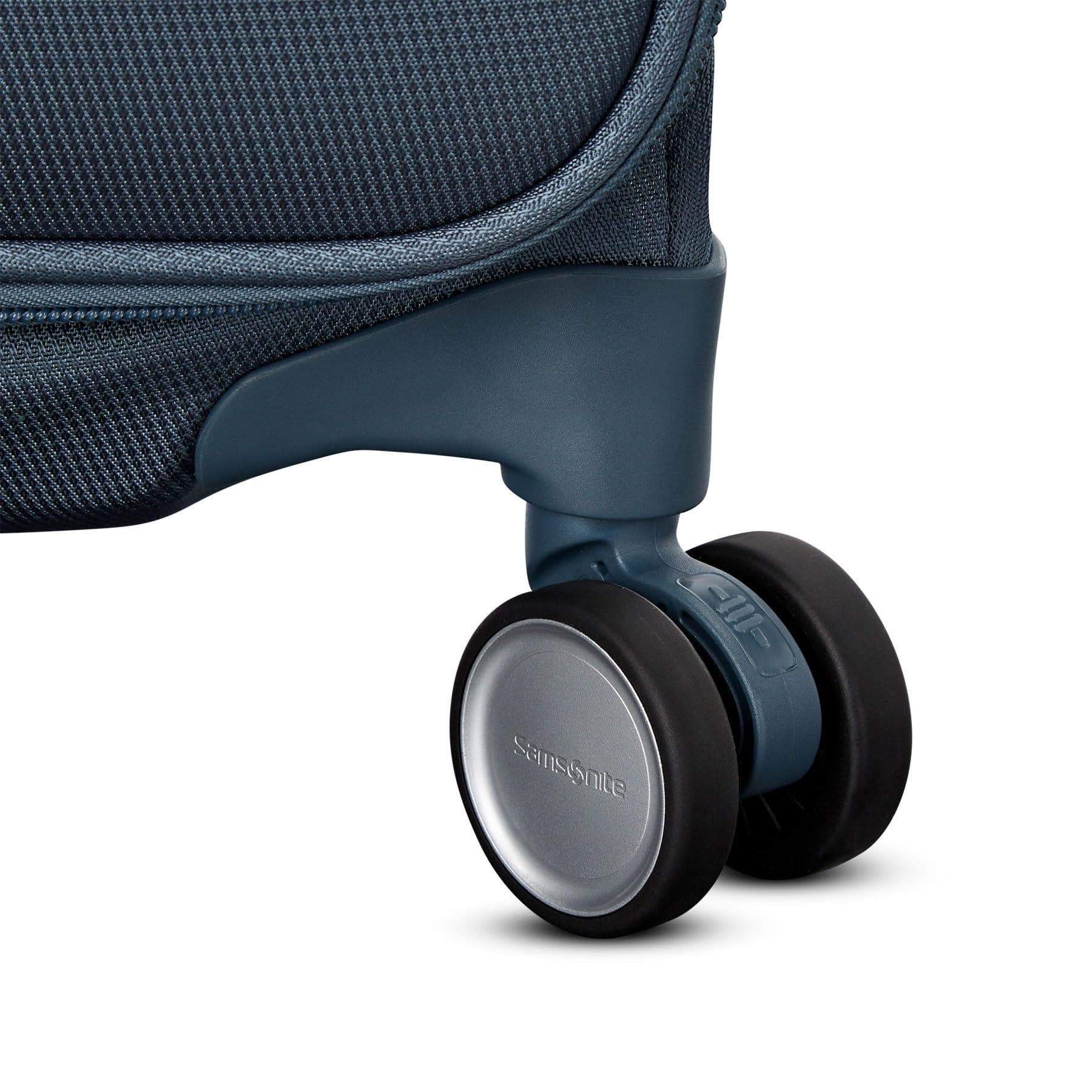 Samsonite UpLIFT Checked-Medium 25-Inch Lightweight Softside Expandable Spinner, Alternate, color, Black