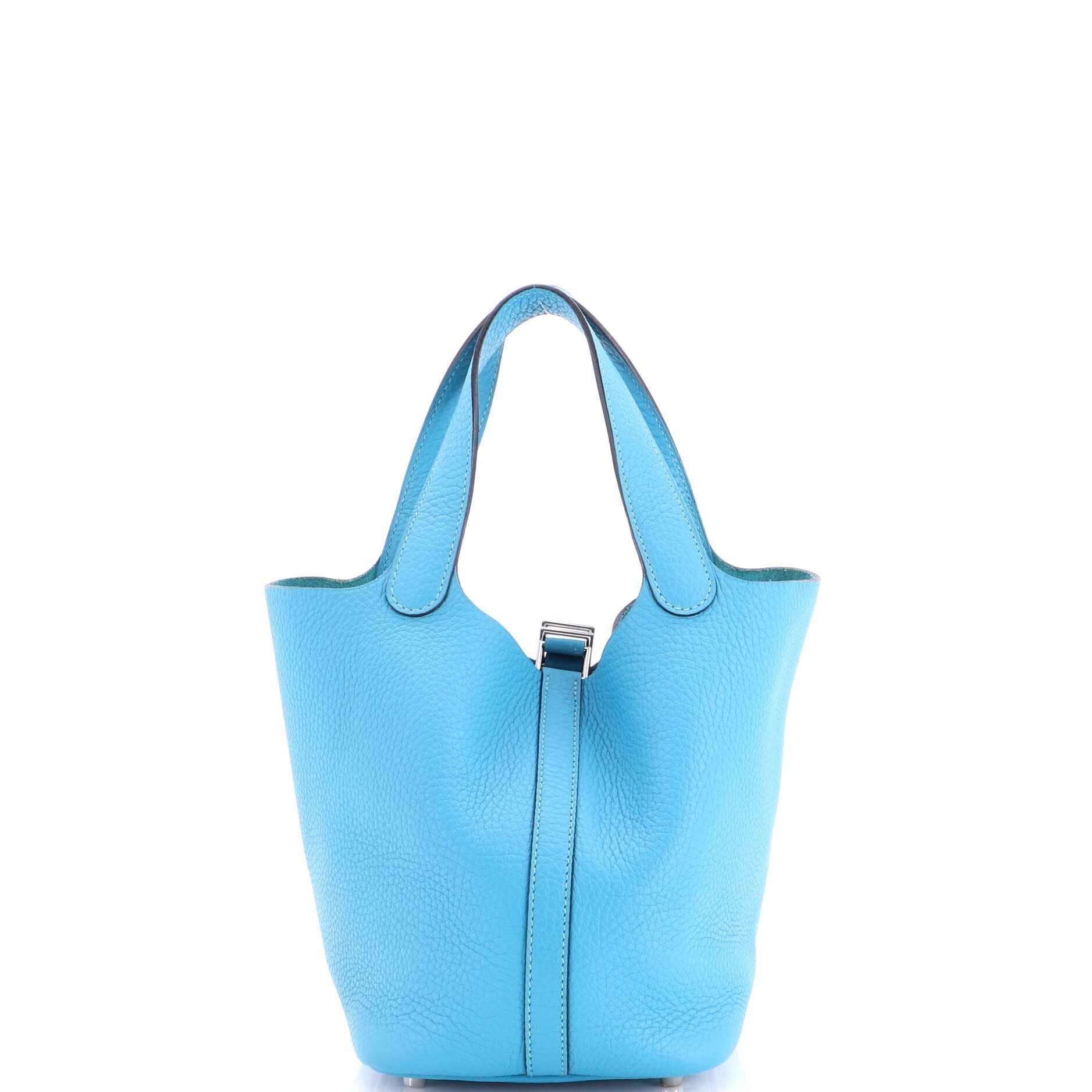 Picotin Lock Bag Clemence PM, Alternate, color, Turquoise