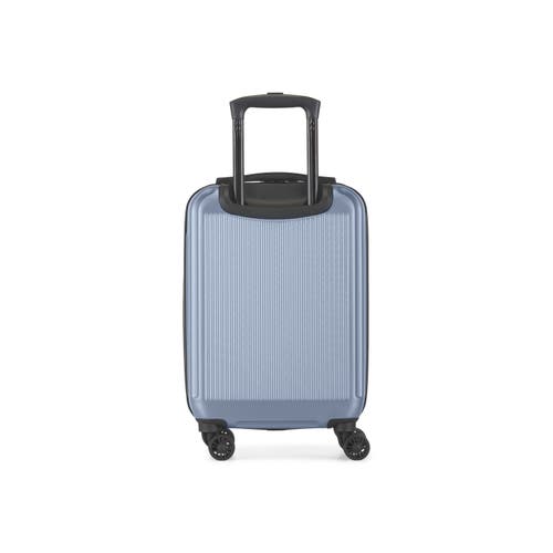 Bugatti Singapore 2 Piece Hardside Luggage Set With Expansion In Metallic Blue