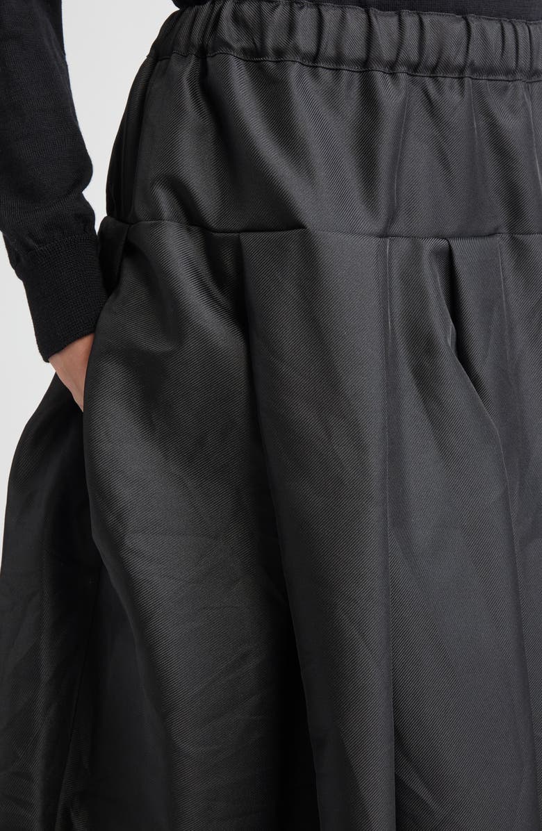 Comme des Garçons Comme des Garçons Pleated Gabardine Skirt, Alternate, color, 