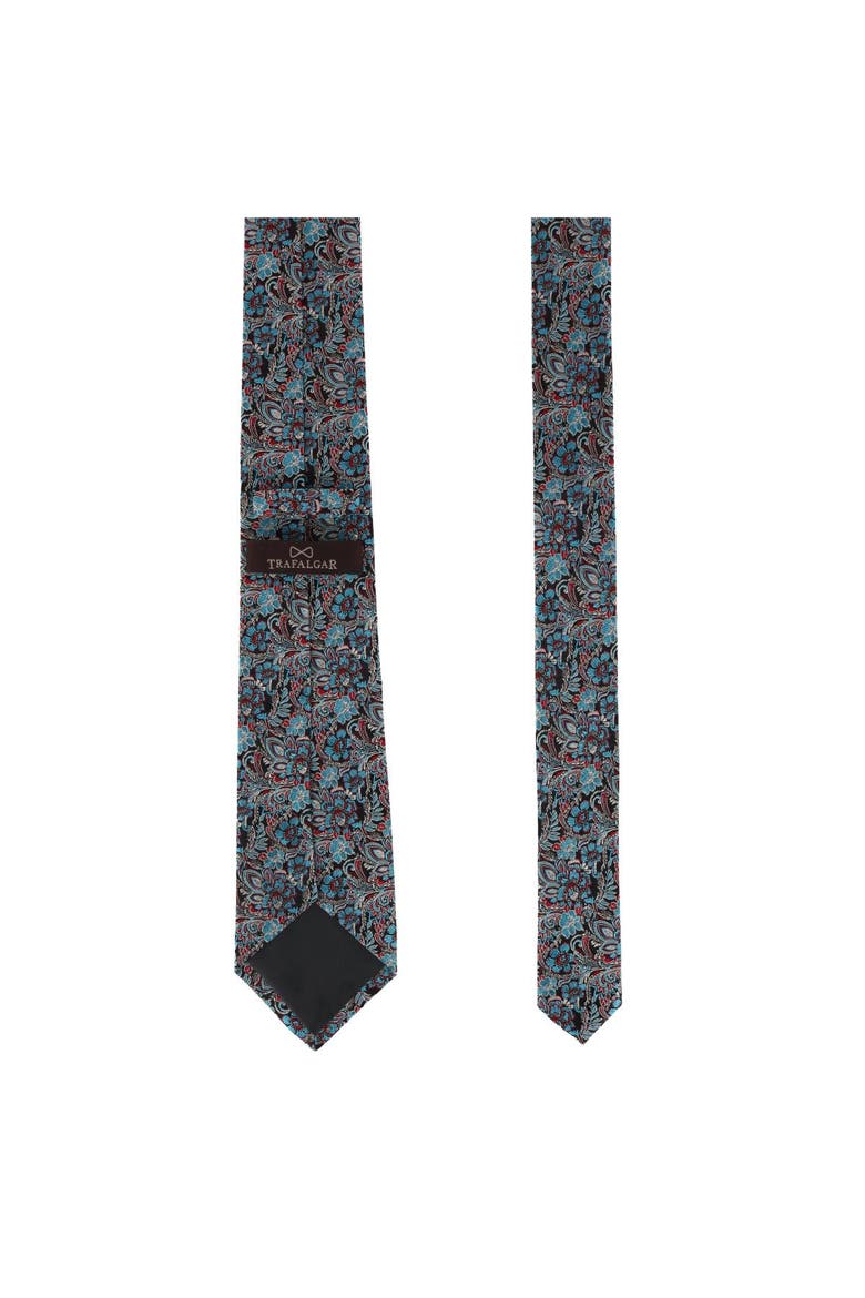 Enzo Exploded Floral Silk Necktie, Alternate, color, Multiple Colors
