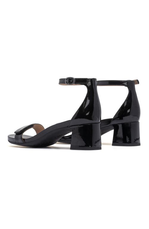 Abeo Avenue Strap Heels In Black Patent - Regular