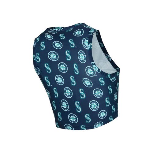 CONCEPTS SPORT CONCEPTS SPORT  NAVY SEATTLE MARINERS KNIT TANK TOP & SKORT SET 