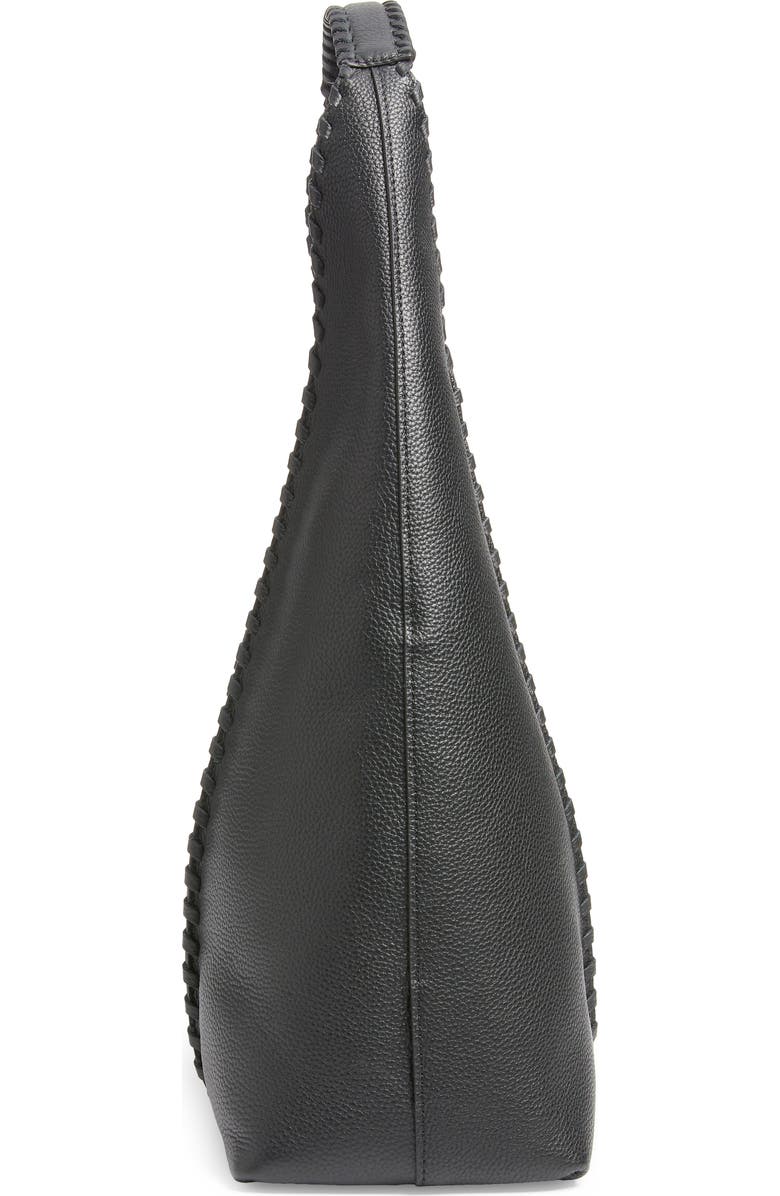 Sam Edelman Sylvia Leather Hobo, Alternate, color, Black